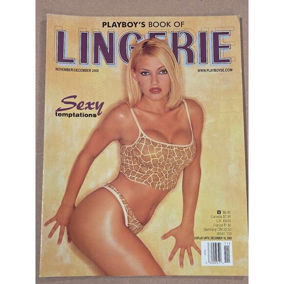 Playboy's Special Edition Book of Lingerie November December 2000 Magazine Rare - Picture 1 of 3